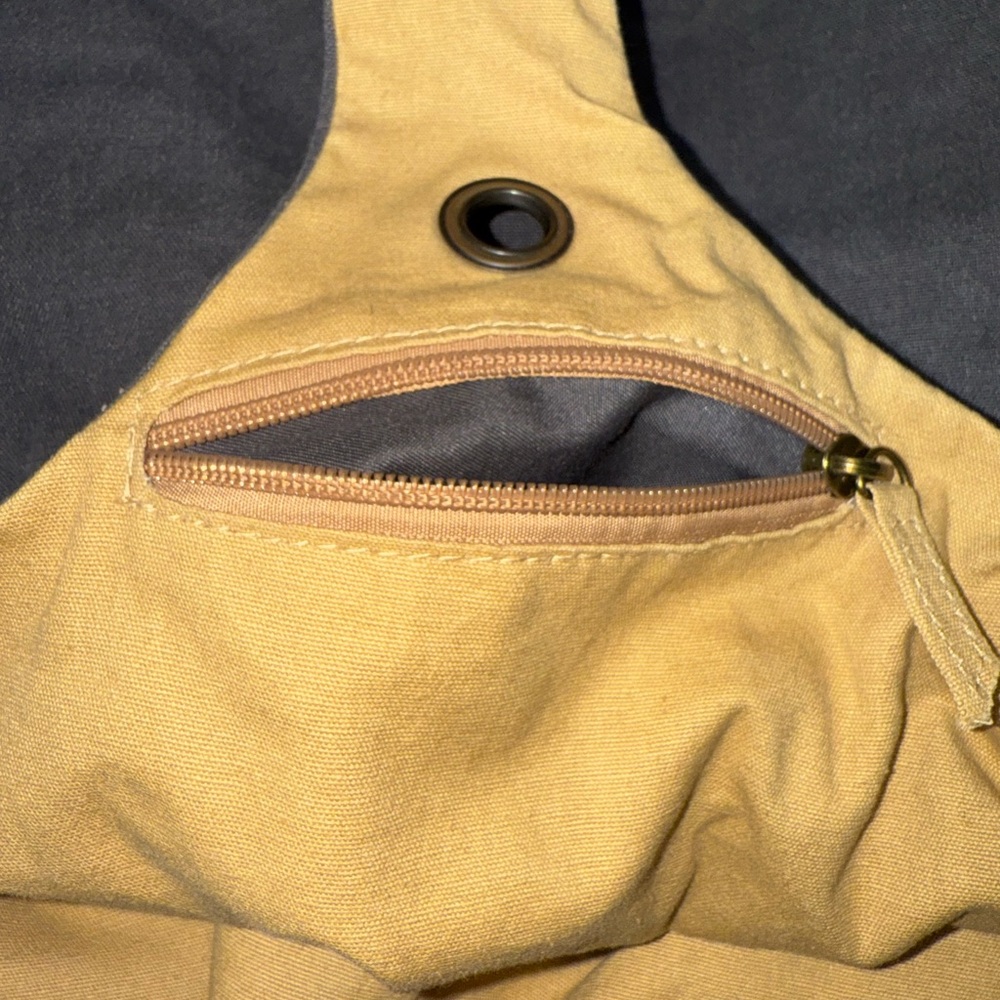 Gray Crossbody Utility Bag - Picture 5 of 9